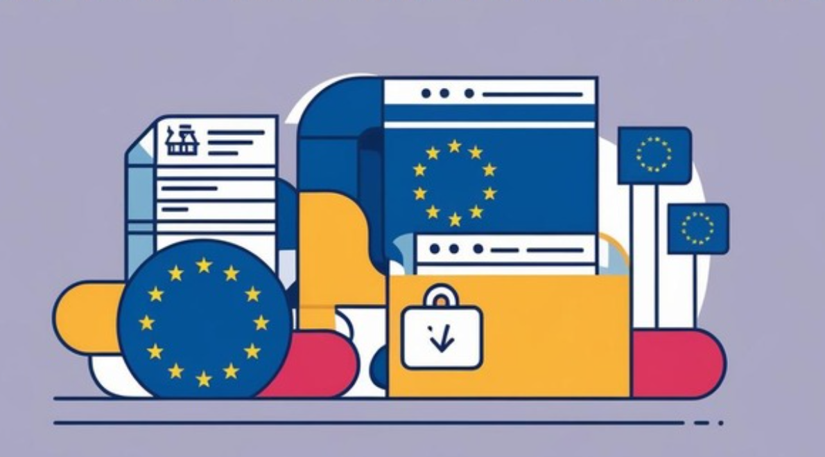 European electronic invoicing illustration